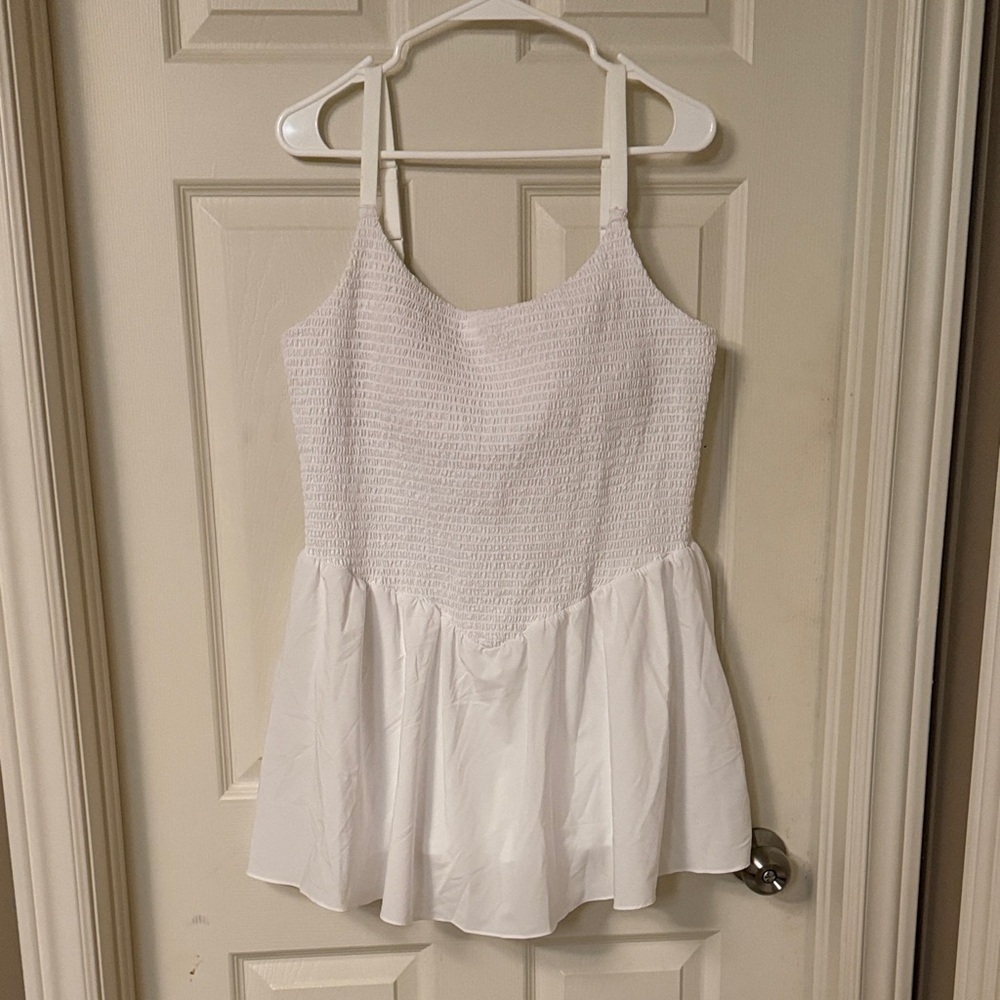 Aerie OFFLINE Real Me smocked flowy dress